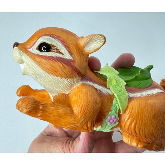 Disney Fairies Tinkerbell Ride-a-long Chipmunk Figure W/Leaf Saddle & Bushy Tail - Picture 5 of 12